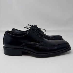 JF J Ferrar Shoes Mens Size 8M Black Lace Up Dress Oxford Formal Man Made‎ Upper